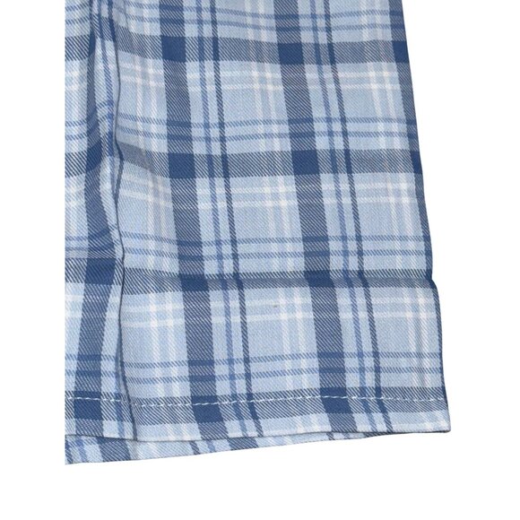 Petite Plume Boys Blue Plaid Pajama Set Size 10 - Cotton & Modacrylic - Picture 7 of 13